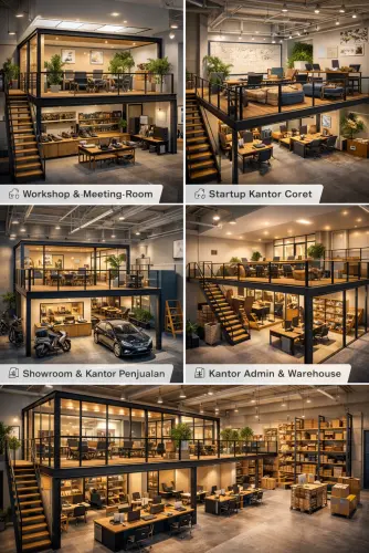 Mezzanine Ruang Kantor di Cengkareng